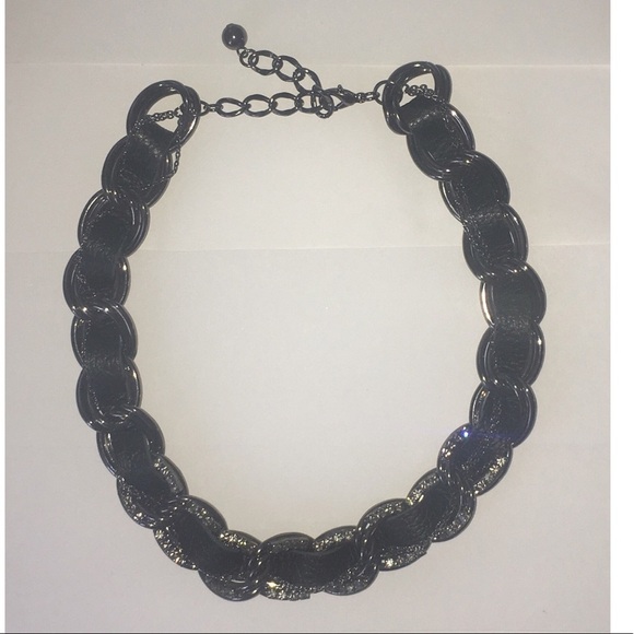 Leather & Chains choker - Picture 3 of 4